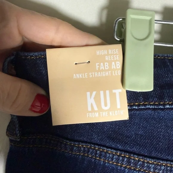 Kut from the Kloth Reese Fab Ab Ankle straight • NWT • Women’s size 6 - Picture 5 of 8